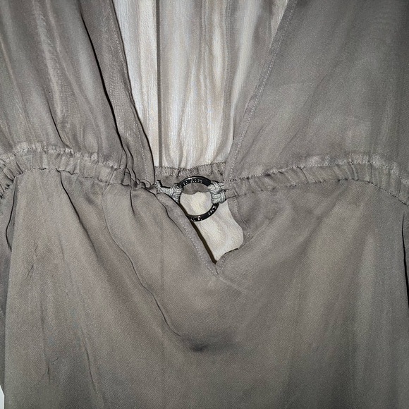 La Vie En Rose Aqua Chiffon Swimsuit Cover - Picture 4 of 10